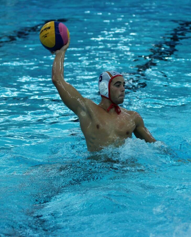 David Carrasco al Campionat del Món júnior de waterpolo