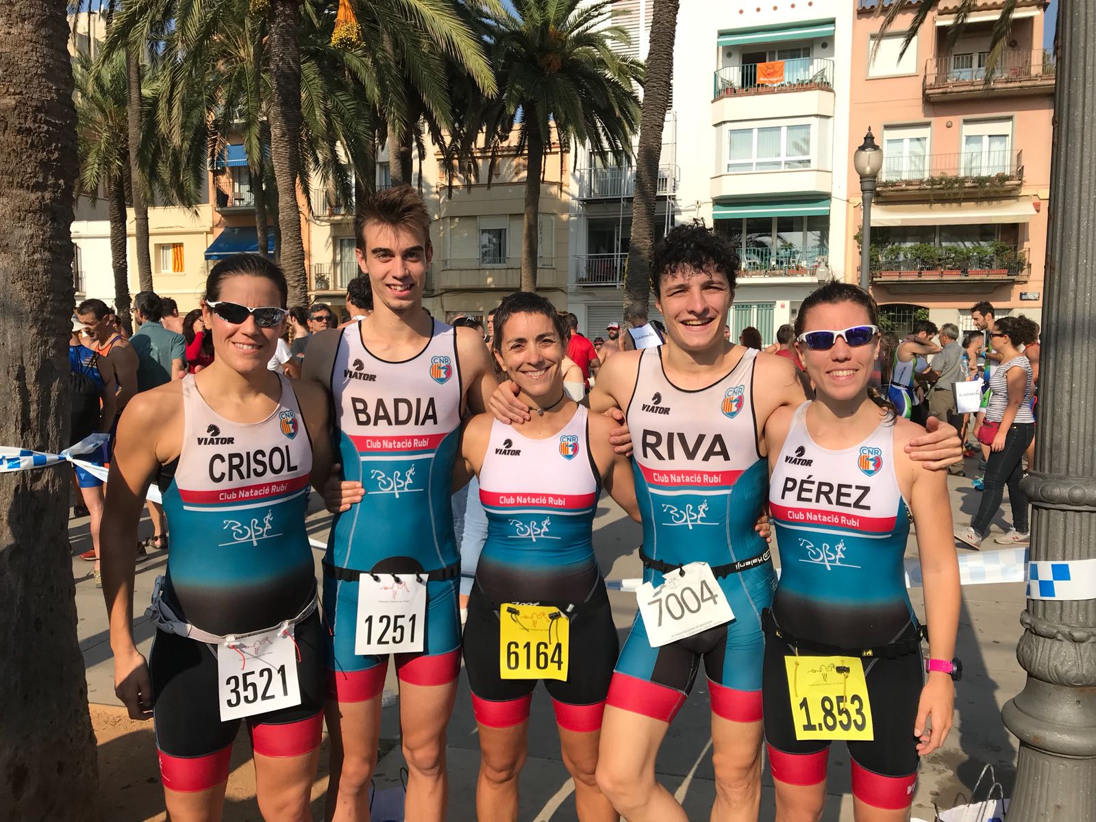 L’equip de triatló participa a l’últim aquatló de la temporada a Badalona
