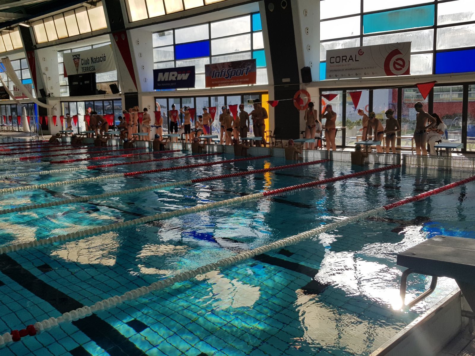 Setmanes preparatòries per a la secció de natació