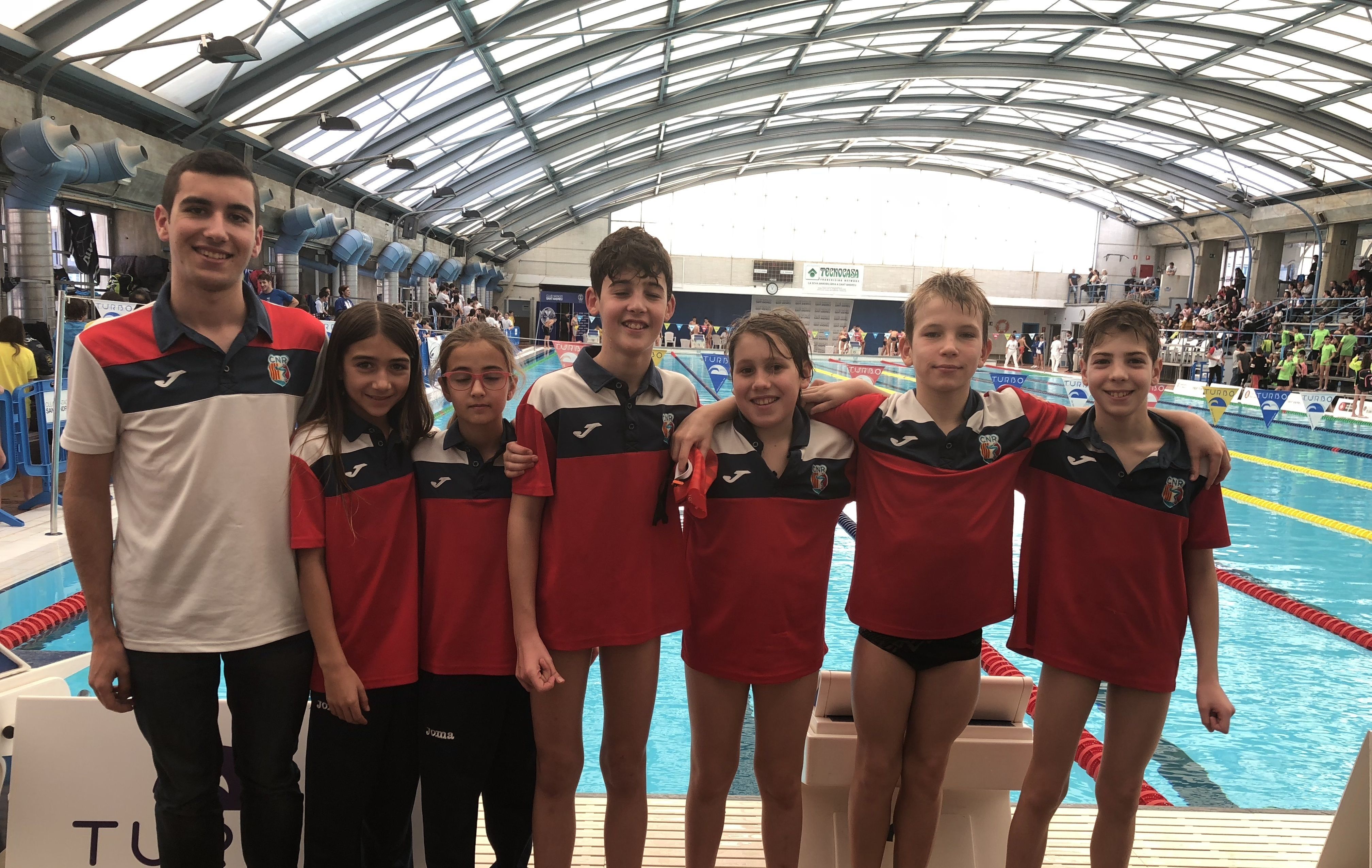 Els alevins de natació participen al Sant Andreu Swimming Meeting