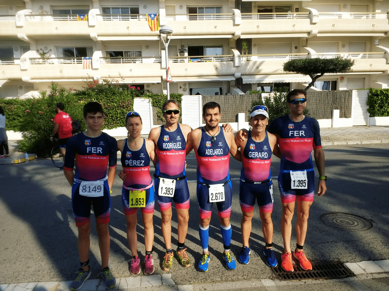 6 triatletes al Tricircuit de Vilanova i la Geltrú