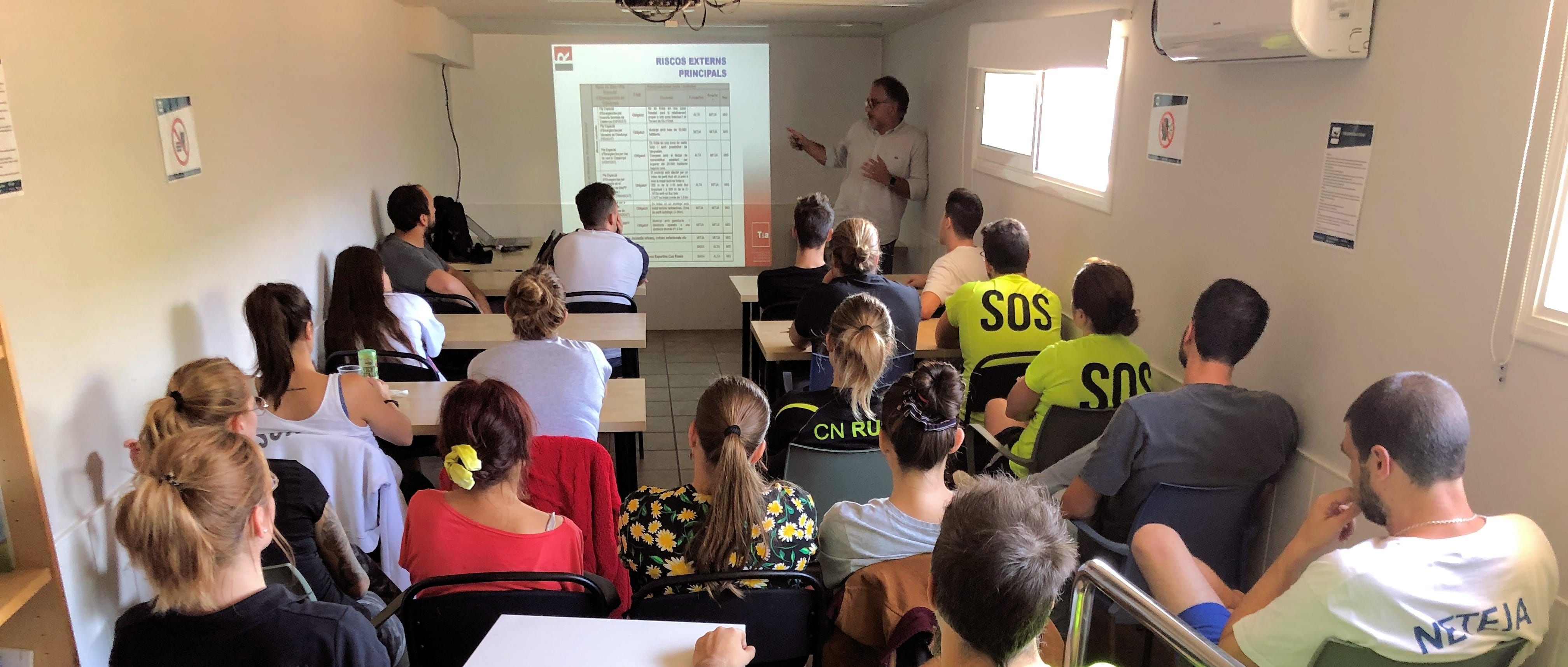 Simulacre d’emergència al Club per millorar la seguretat