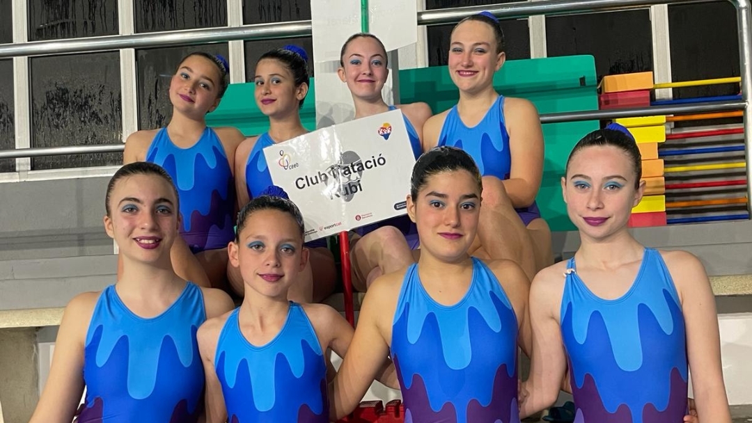 Els equips de Natació Artística del Club arrenquen les competicions del Consell de l’Esport Escolar de Barcelona