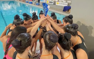 Segona posició per als grups “BIMAR” i “LAS LINDAS” de Natació Artística a la competició de Rutines Lliures del Consell de l’Esport Escolar de Barcelona