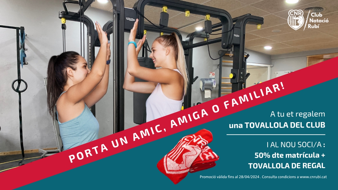 Porta un amic, una amiga o un familiar al Club!