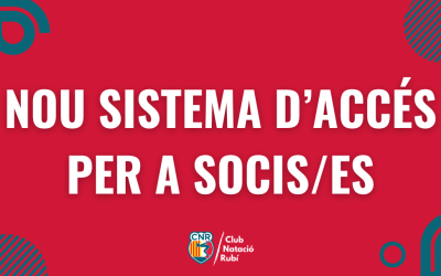 Nou sistema d’accés per a socis/es