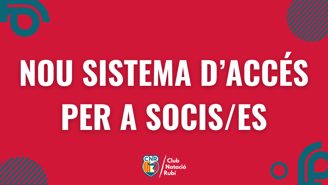 Nou sistema d’accés per a socis/es