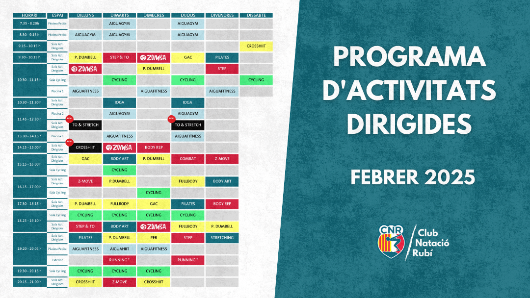 Estrenem el nou Programa d’Activitats Dirigides!