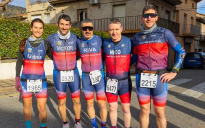 Cinc triatletes del Club participen al Campionat Nacional de Catalunya Absolut i per grups d’edat de duatlons de carretera