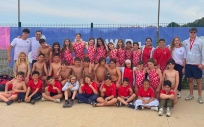 Els benjamins i alevins de l’Escola Esportiva participen al torneig internacional HaBaWaBa de waterpolo