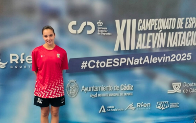 L’Ona Fernàndez representa al Club en el XII Campionat d’Espanya d’Estiu Aleví de natació