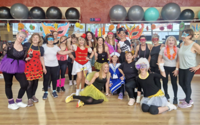 El carnestoltes també arriba a les activitats dirigides amb ritme dels anys 80!