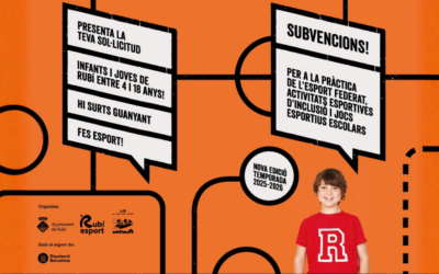 L’Ajuntament de Rubí obre la convocatòria de subvencions per a la pràctica de l’esport federat, extraescolar i activitats d’inclusió per a infants i joves 2025/2026