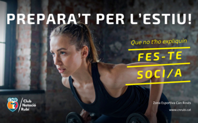 Prepara’t per l’estiu! Fes-te soci/a del millor complex esportiu de Rubí