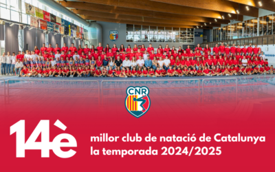 El Club Natació Rubí, 14è millor club de Catalunya la temporada 2024/2025 segons la Federació Catalana de Natació