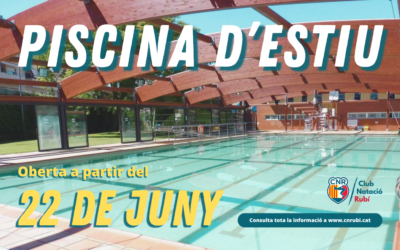 Comença l’estiu al Club! Gaudeix de la Piscina d’Estiu a partir del dilluns 22 de juny