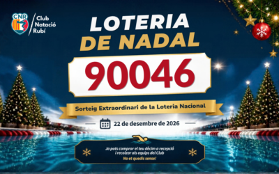 Ja a la venda la loteria de Nadal del Club, compra el teu dècim i recolza els equips del Club!