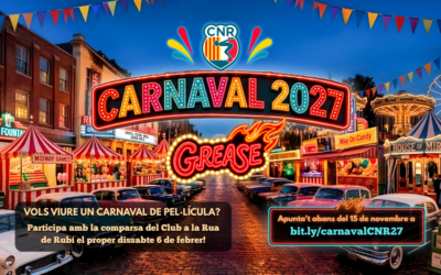 Apunta’t a la comparsa del Club per a la Rua de Carnaval de Rubí 2027!