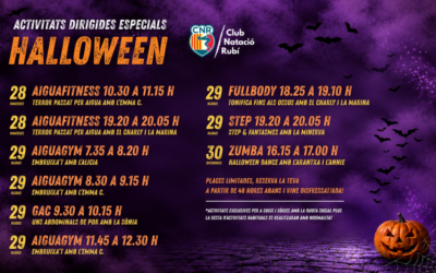 Arriben els dies més terrorífics de l’any amb les Activitats Dirigides especials de Halloween